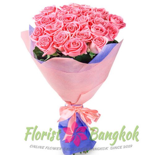 30 Pink Roses from Florist-Bangkok - Online Flower Delivery Bangkok