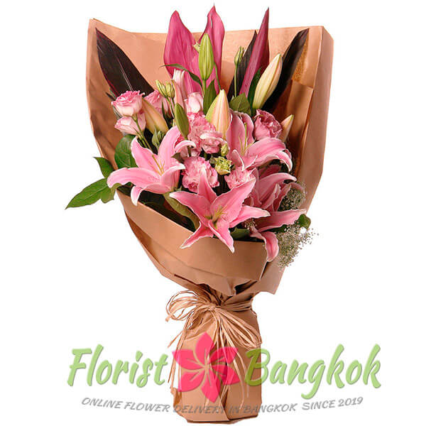 Pink Lilies from Florist-Bangkok - Online Flower Delivery Bangkok