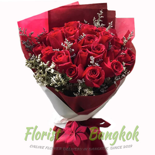 Florist-Bangkok - 20 Red Roses 3
