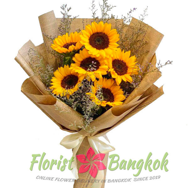 6 Sunflowers from Florist-Bangkok - Online Flower Delivery Bangkok