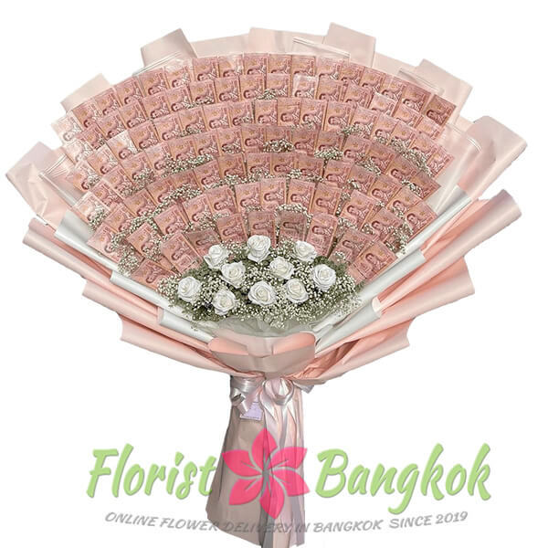 10 000 THB Money bouquet - Florist-Bangkok