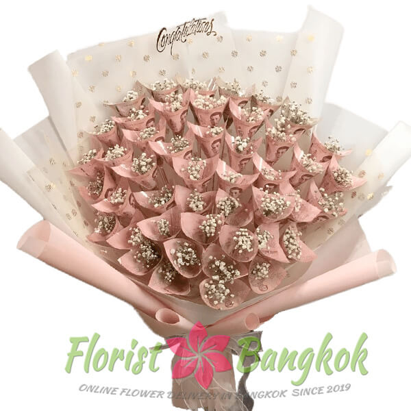 5 000 THB money bouquet - Florist-Bangkok