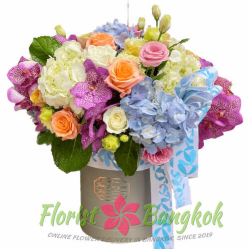 Sweet Vibes Flower Box- Florist-Bangkok