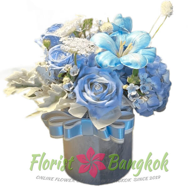 Azure Sky flower box - Florist-Bangkok