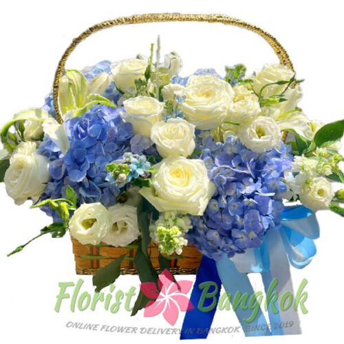 The Sweet Tenderness flower basket from Florist-Bangkok