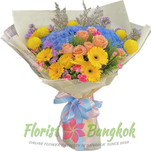 Golden Horizon bouquet - Flower Delivery Bangkok