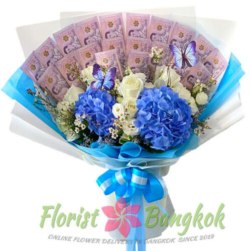 The Happy Bouquet 9000 THB from Florist-Bangkok flower shop