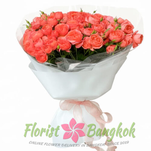 29 Spray Roses bouquet - Florist-Bangkok flower shop